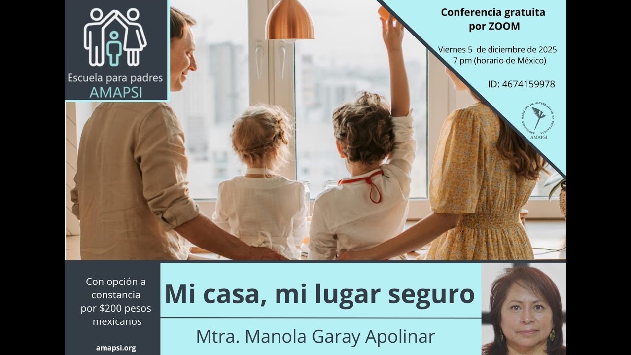 Mi casa mi lugar seguro - Mtra. Manola Garay Apolinar