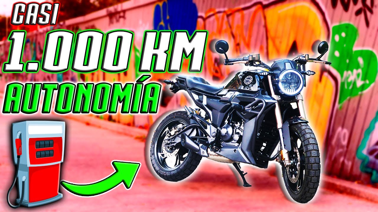 Con ESTA MOTO puedes CRUZAR España SIN poner GASOLINA ZONTES G1 ⛽