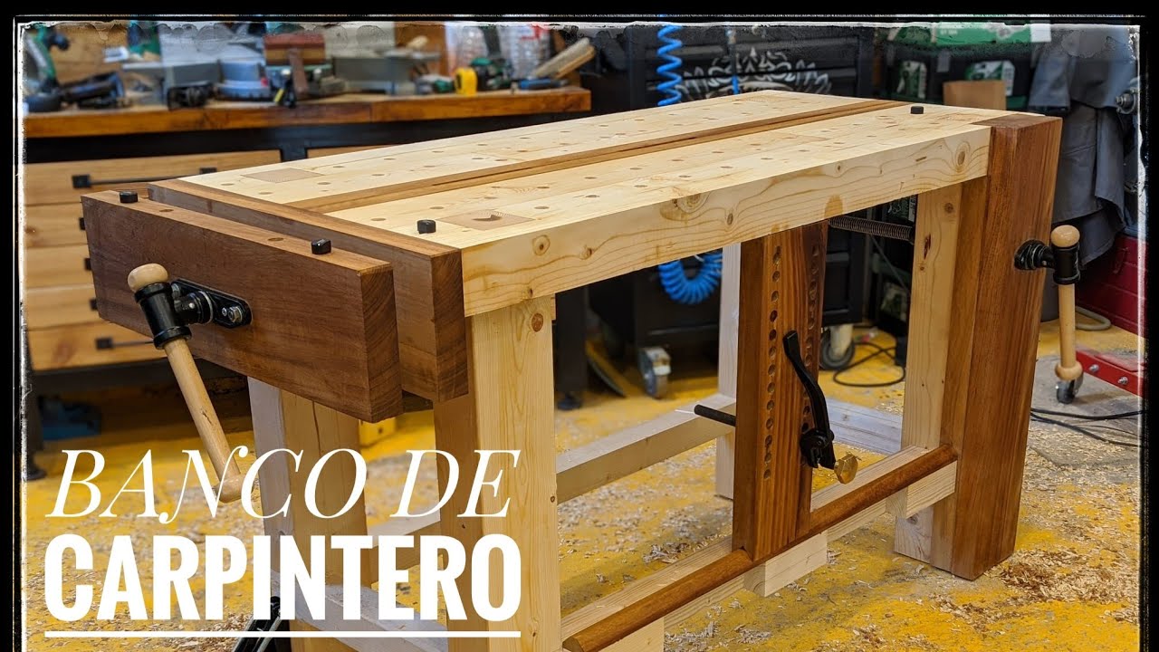 🔥CONSTRUYENDO UNA MESA DE CARPINTERO EN DOS DIAS⚒ ¡¡¡¡¡