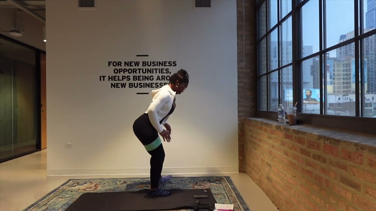 8 min resistance band booty builder | beginner friendly 