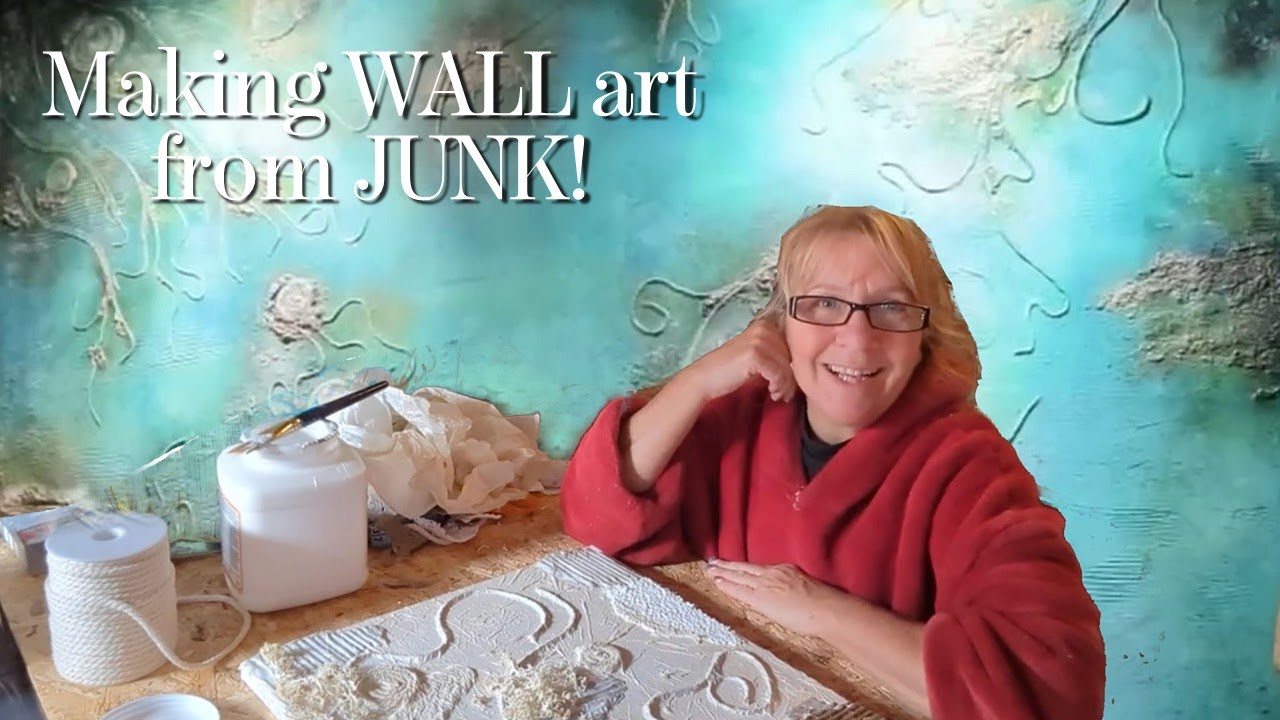Create STUNNING Wall Designs with old JUNK!