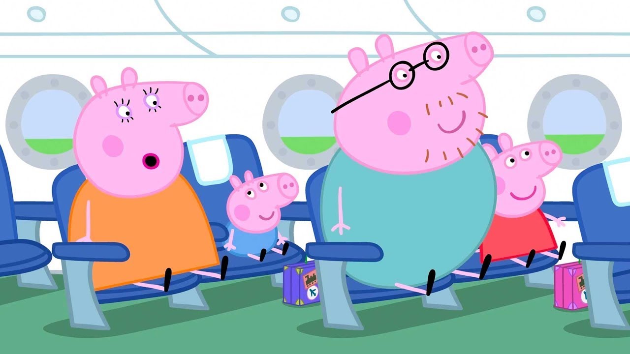 Peppa Pig en Espa&ntilde;ol Episodios completos | Trenes, aviones y coches | Pepa la cerdita