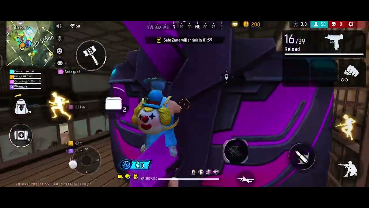 FREE FIRE BR RANKED WITH RANDOM SQUAD GAMEPLAY KILLS 8 BUT OP GAMEPLAY 2 TEAM WIPES 💀😏
