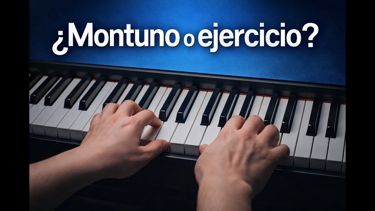 Ejercicio de piano que suena como montuno real
