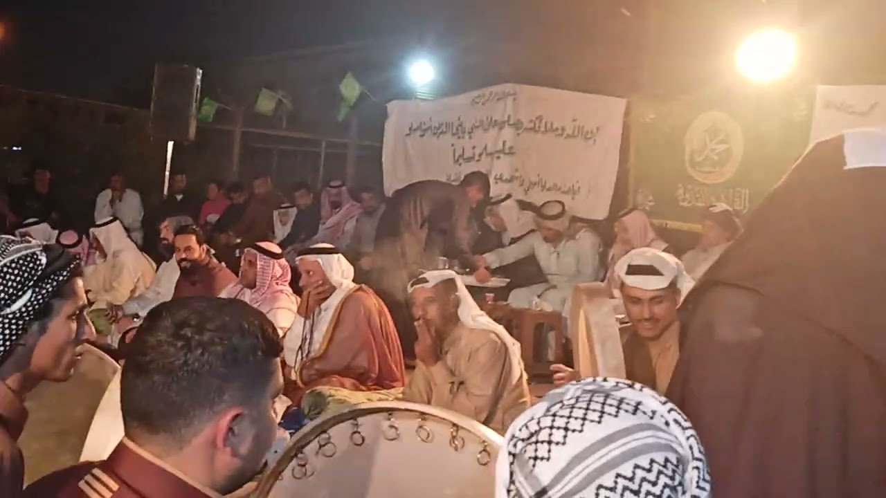 مديح شيخ برجس الشيخ علي ابو خمرة مولود النبي