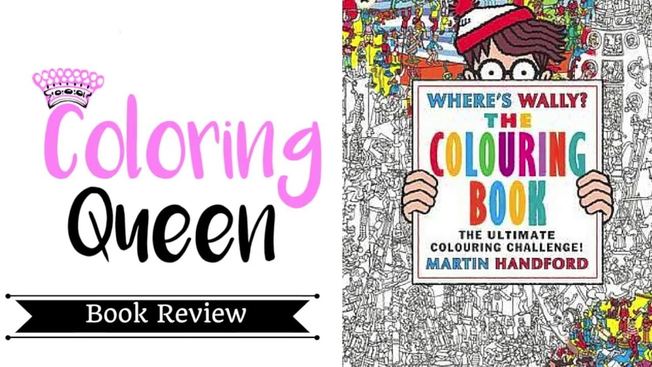 Where's Wally aka Where's Waldo Adult Coloring Book Review
