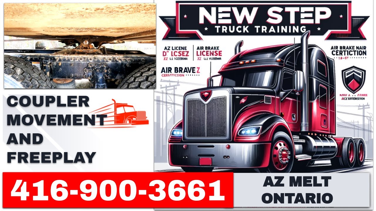 Coupler Movement and Free-play | AZ | DZ | CDL | Truck Driving School | Truck Inspection | Schedule1