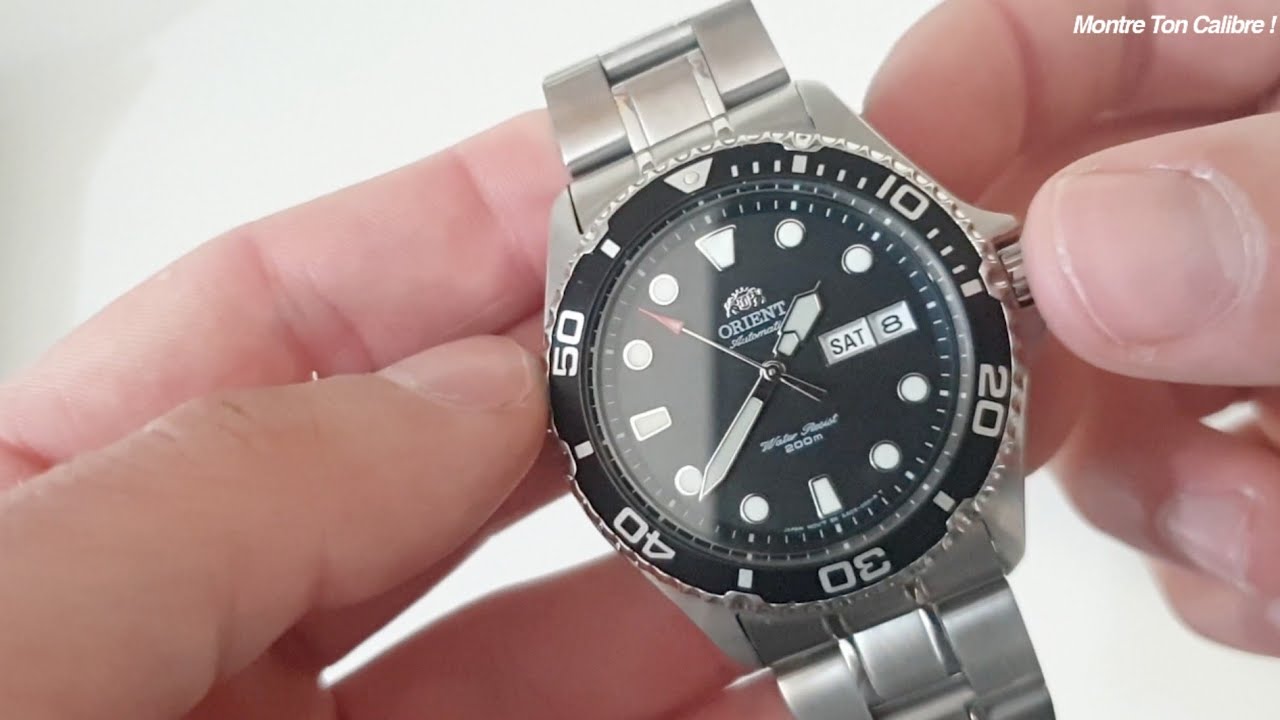 Orient Ray II Black (ou Noir) AA02004B. L'avis de JB (Montre Ton Calibre !)