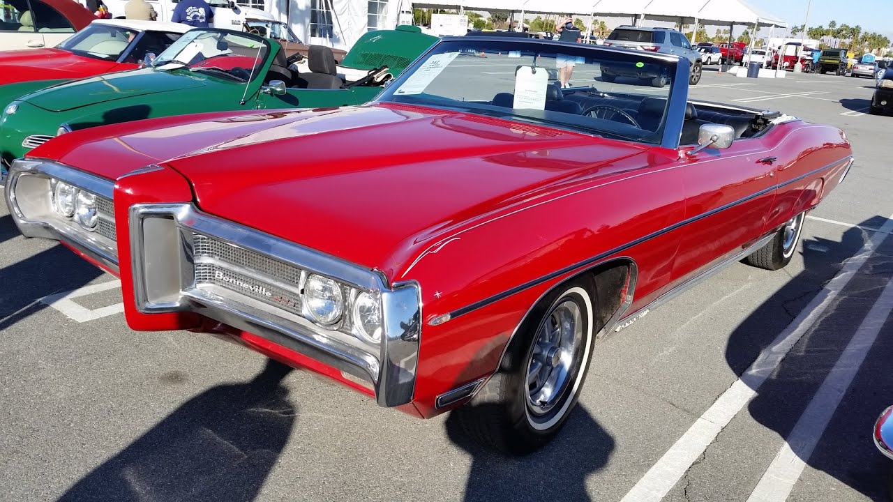 1969 Pontiac Bonneville Convertible 35,000 Mile Original Unrestored 69 428 360hp Classic Car Auction