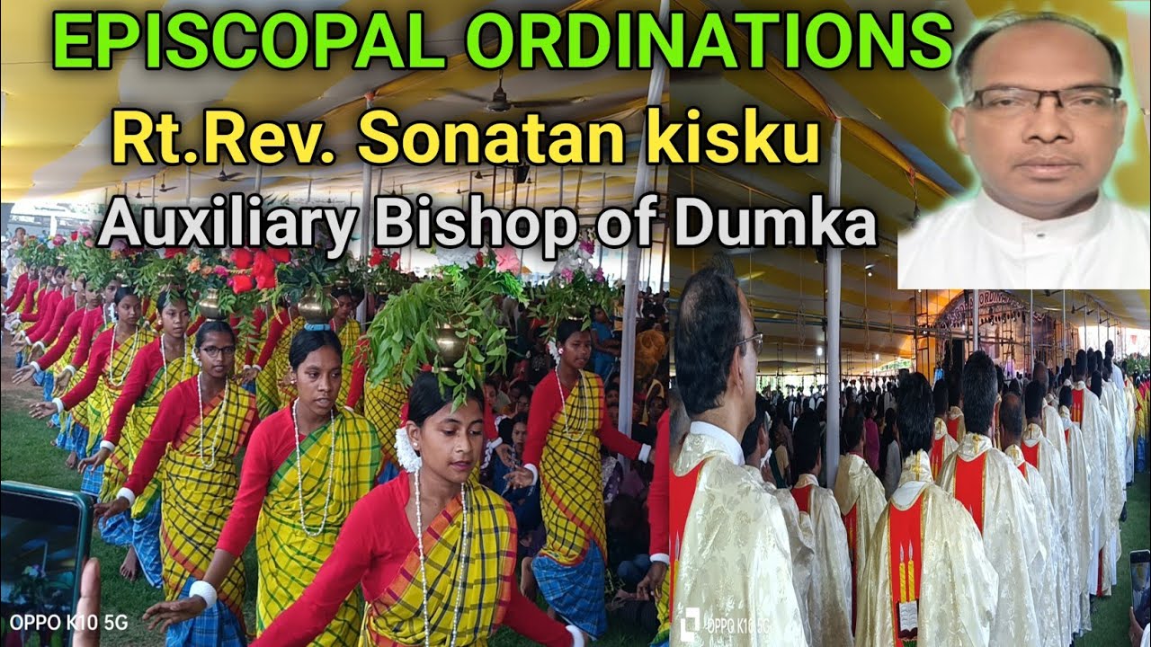 Fr.Sonatan kisku wak Bishop ojok bahal St. Joseph School Dumka re