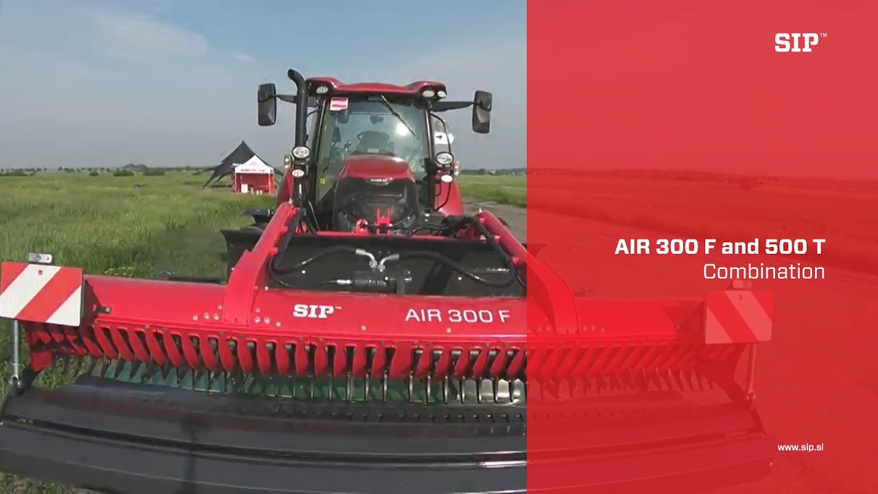 SIP | AIR 300 F and 500 T Pick-up Rake Combination on Case