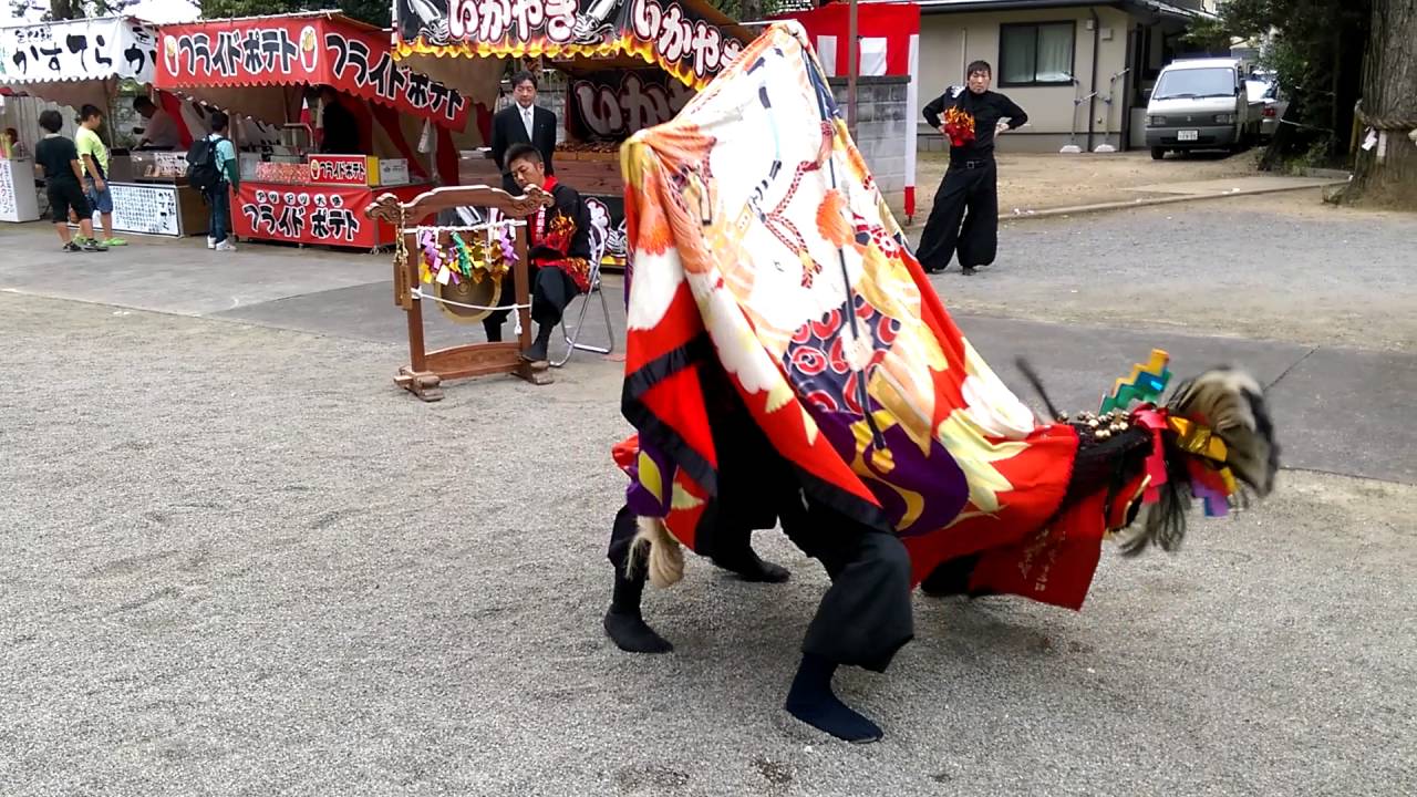 獅子舞  西田井獅子組（香川県まんのう町）