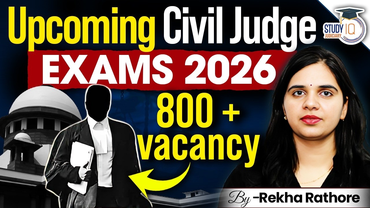 Judiciary Exams 2026: 800+ Civil Judge Vacancies, Exam Dates and Syllabus