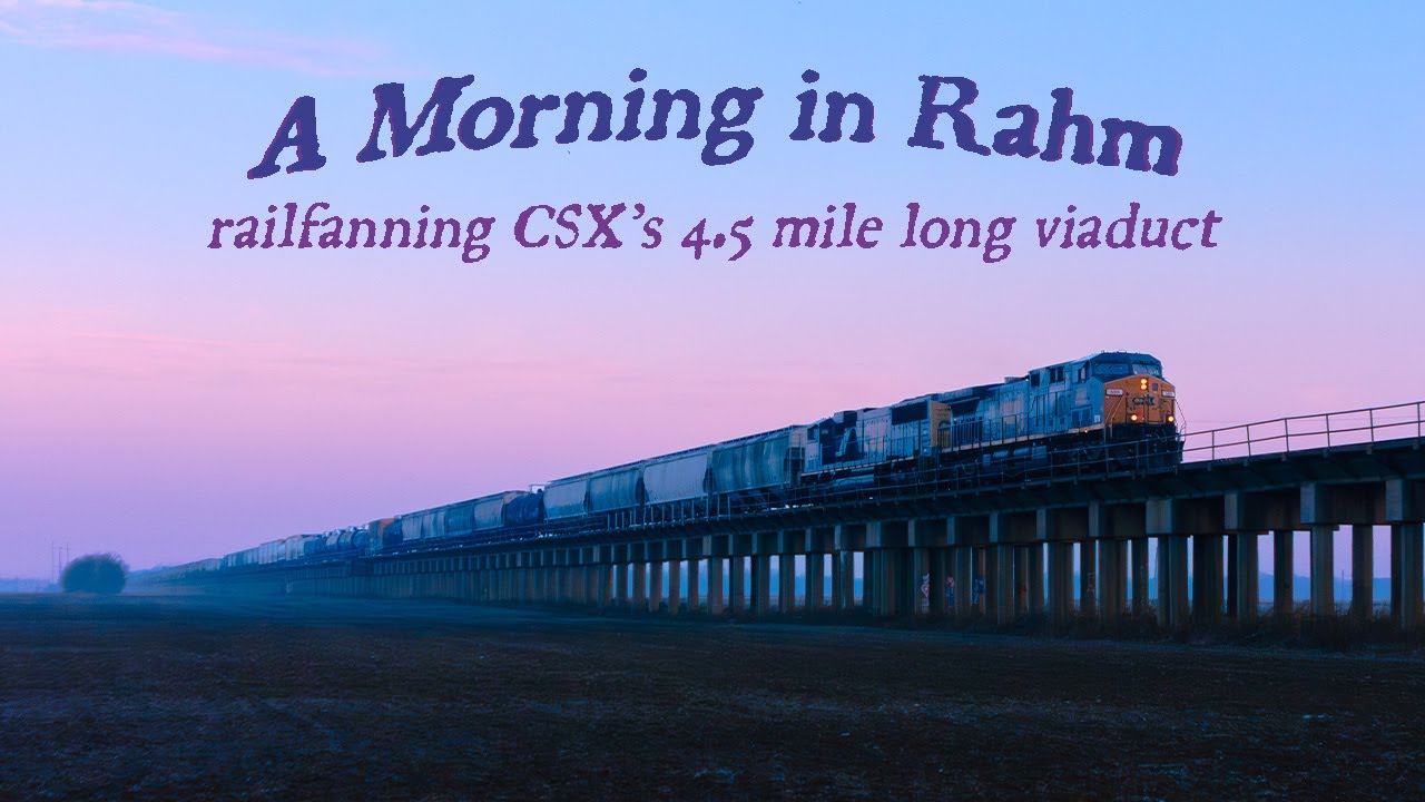 A Morning in Rahm,IN // A Midwest Railfan Hotspot