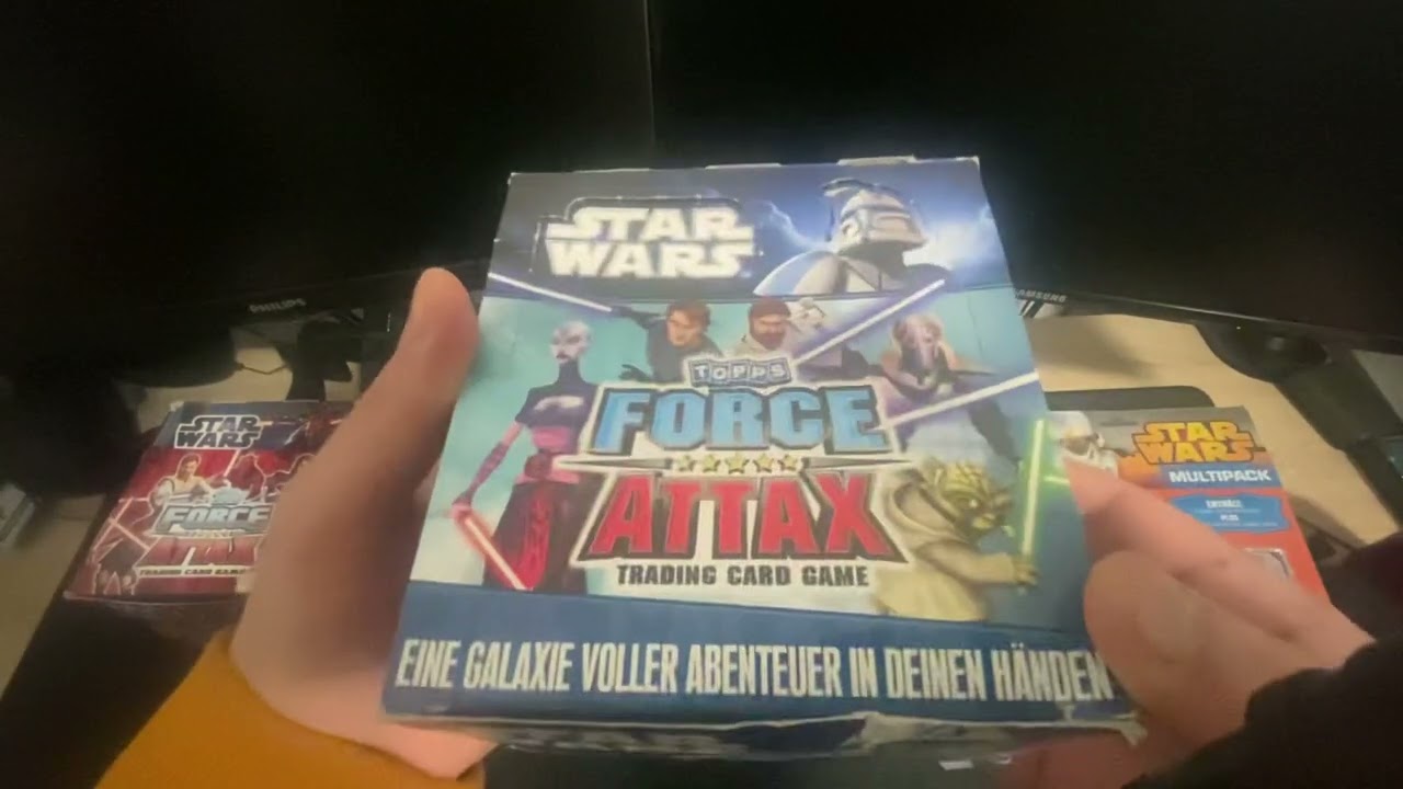 Force Attax Display & Booster Sammlung. Star wars Karten, Booster, Display.