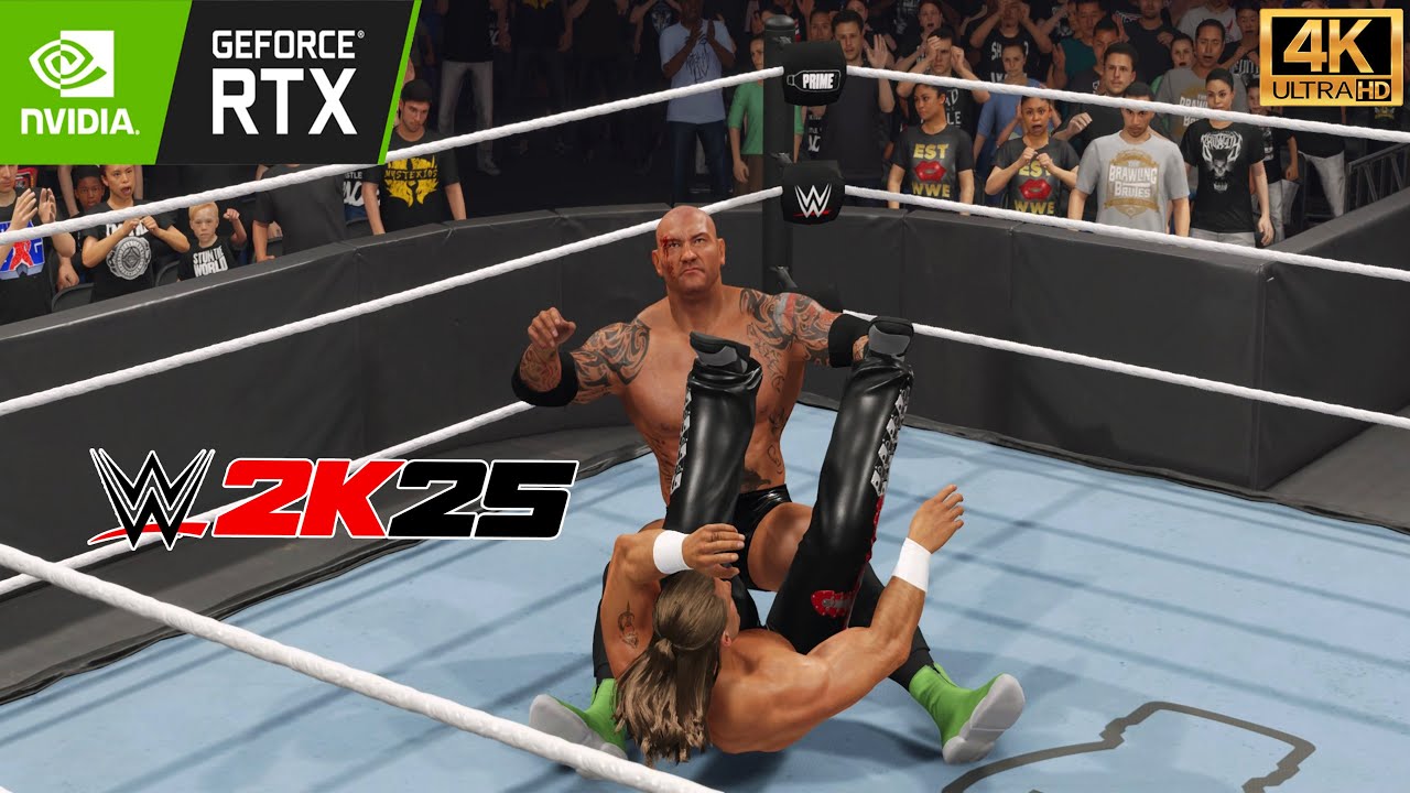 WWE 2K25 : Batista vs Shawn Michaels – Power vs Heart in WWE History  -  (4K60fs)