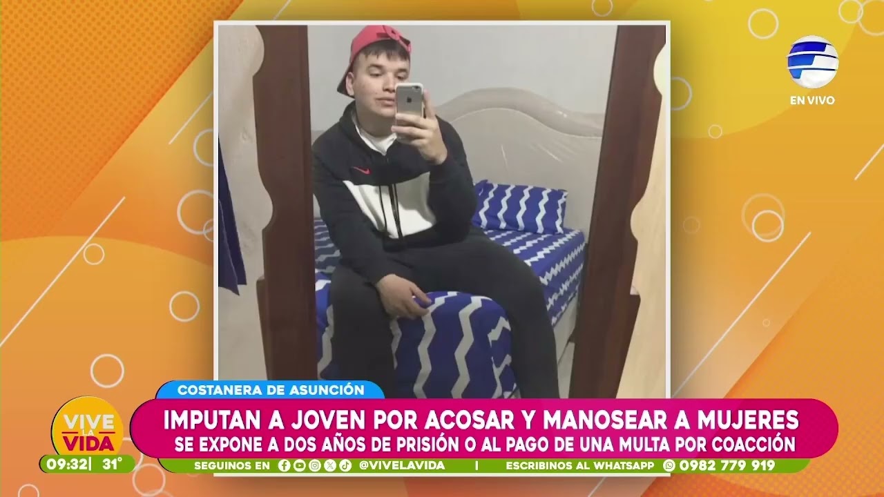 Imputan a joven por acosar y manosear a mujeres en la costanera de Asunción  18 01 26