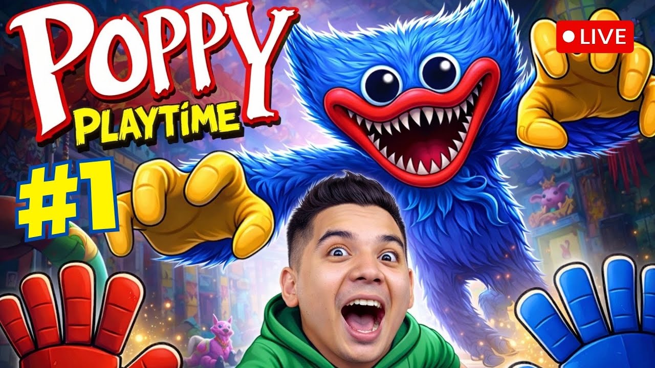 PABRIK MAINAN TERKUTUK… SESUATU MENGINTAI DI DALAMNYA!!! POPPY PLAYTIME #1