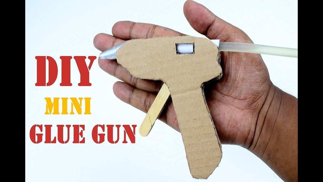 How to Make a MINI Hot Glue Gun form Cardboard at Home DIY