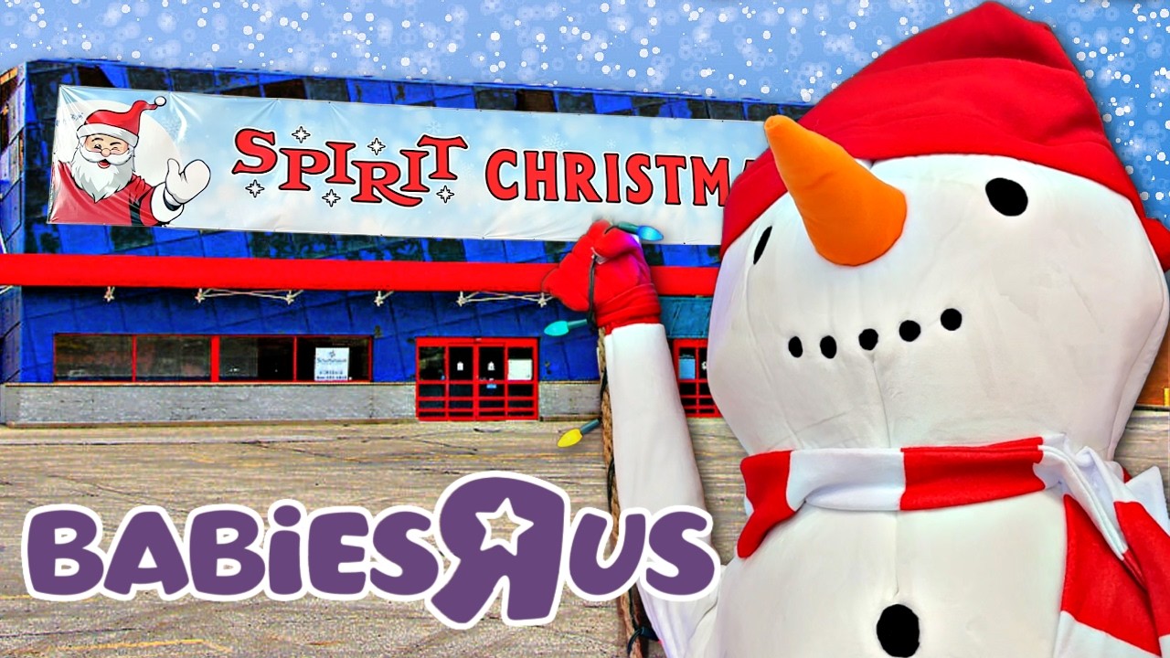 I Explored an Abandoned Babies R Us Turned Into Spirit Christmas