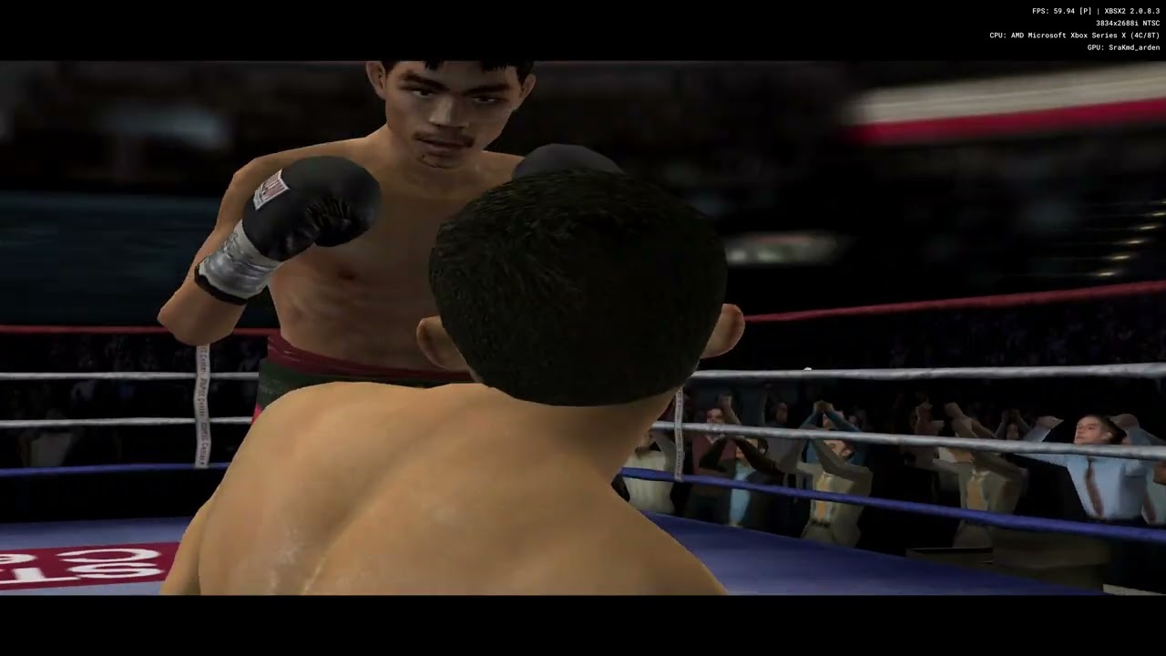 Fight Night Round 2 Xbox Series X Gameplay ( PS2 )