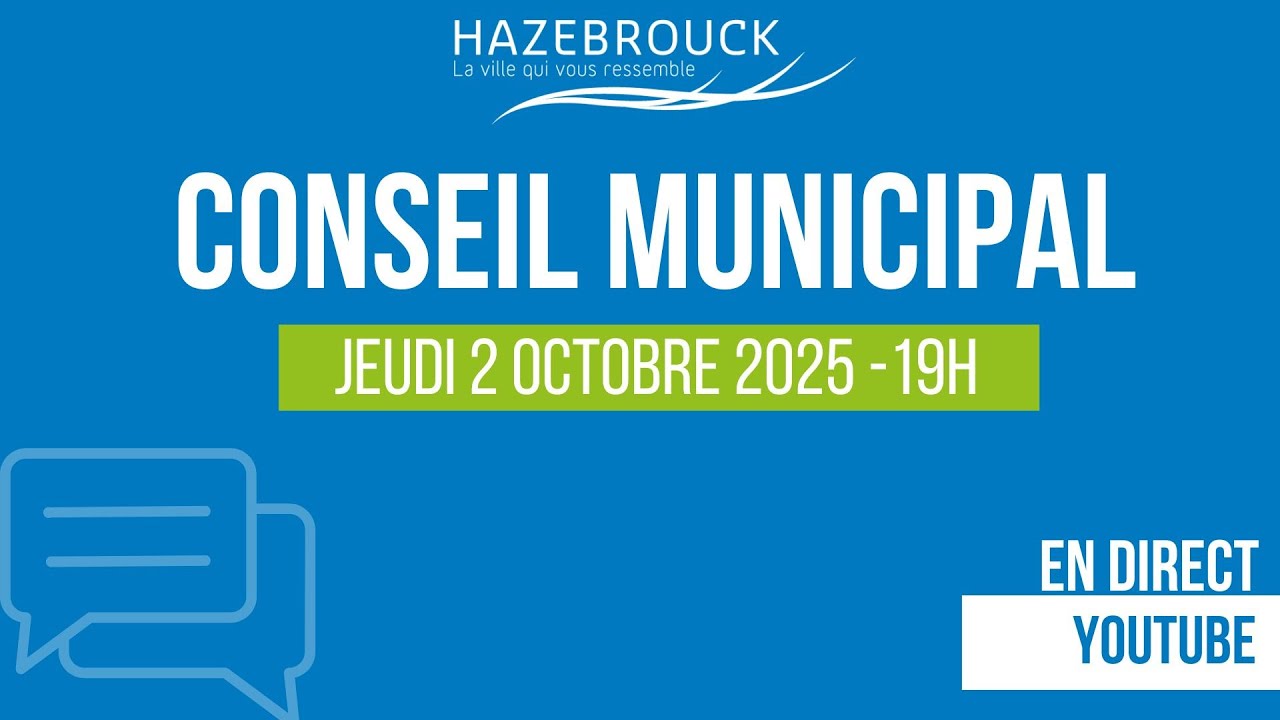 Conseil municipal du 02/10/2025