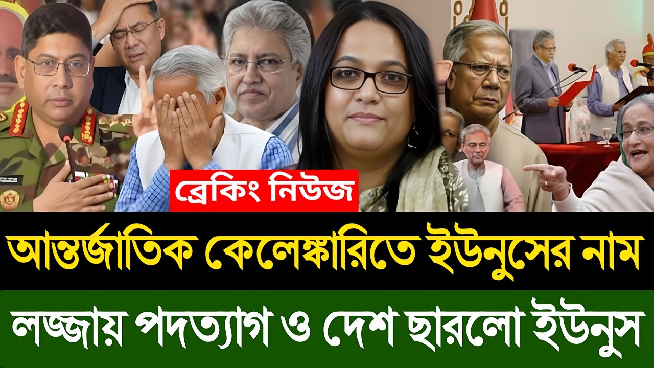 আন্তর্জাতিক কেলেঙ্কারিতে ইউনুসের নাম | পদত্যাগ ও দেশ ছাড়ার গুঞ্জন | Masud Kamal | Today Talk Show