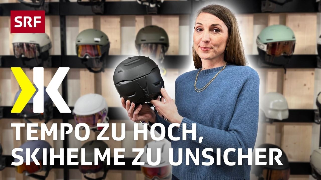 Ski- und Snowboardhelme im Test: Wie sicher sind Helme bei hohem Tempo? | 2026 | Kassensturz | SRF