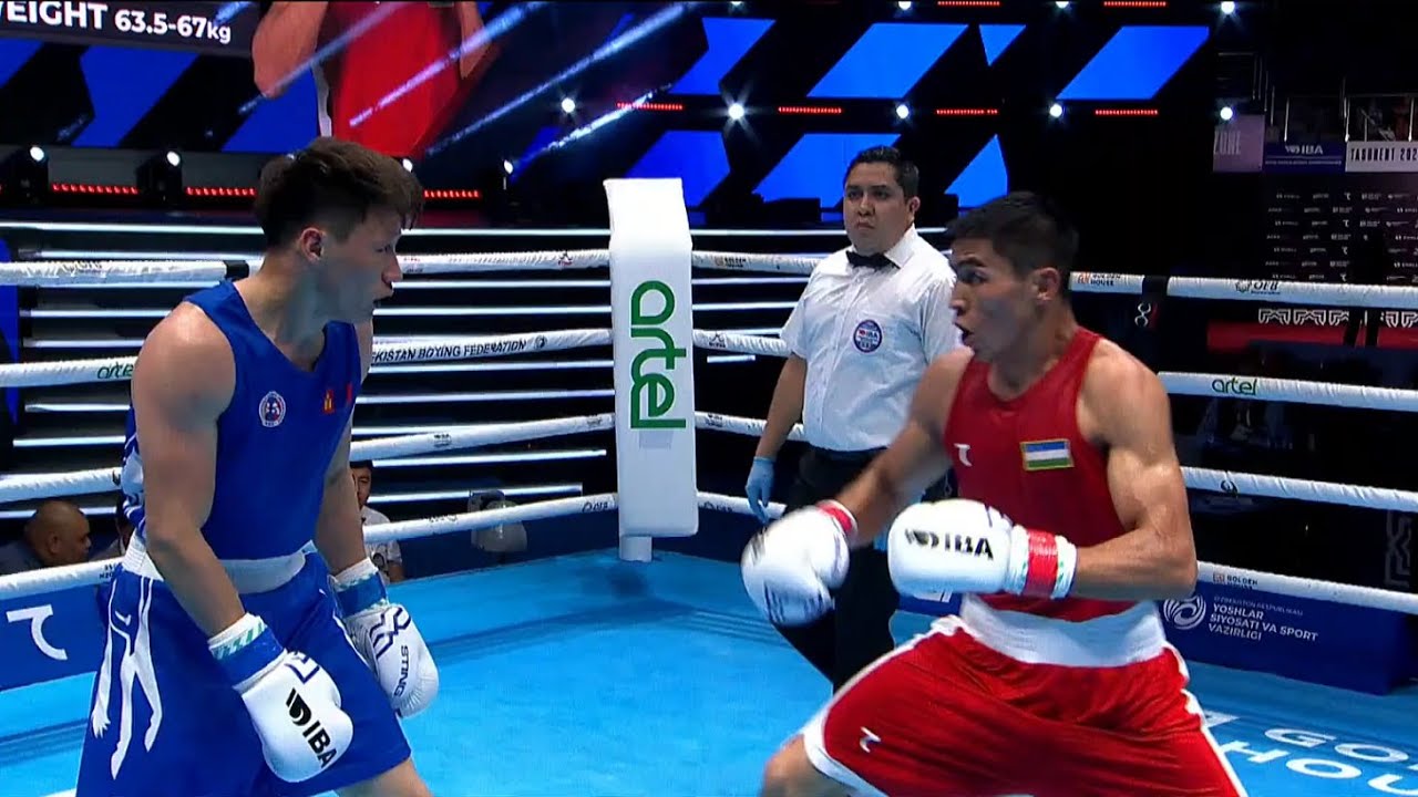 SF (67KG) MUYDINKHUJAEV ASADKHUJA (UZB) vs BATTUMUR MISHEELT (MGL) | IBA World Championships 2023
