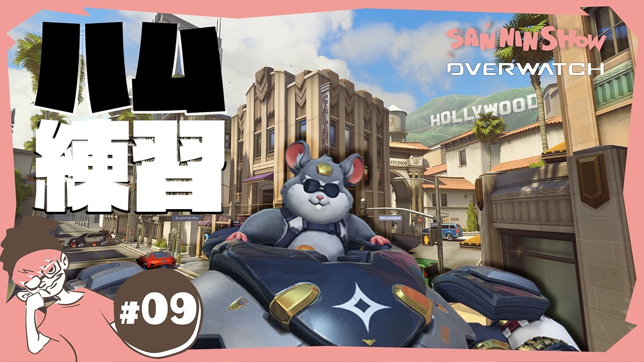 ハムちゃんを少し練習したい【オーバーウォッチ】視点：ぺちゃんこ