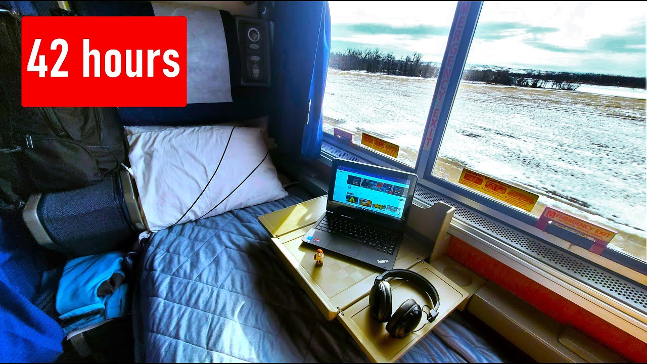 42 Hour Journey On Sleeper Train - Amtrak Empire Builder ( Chicago  &rarr;  Washington State )