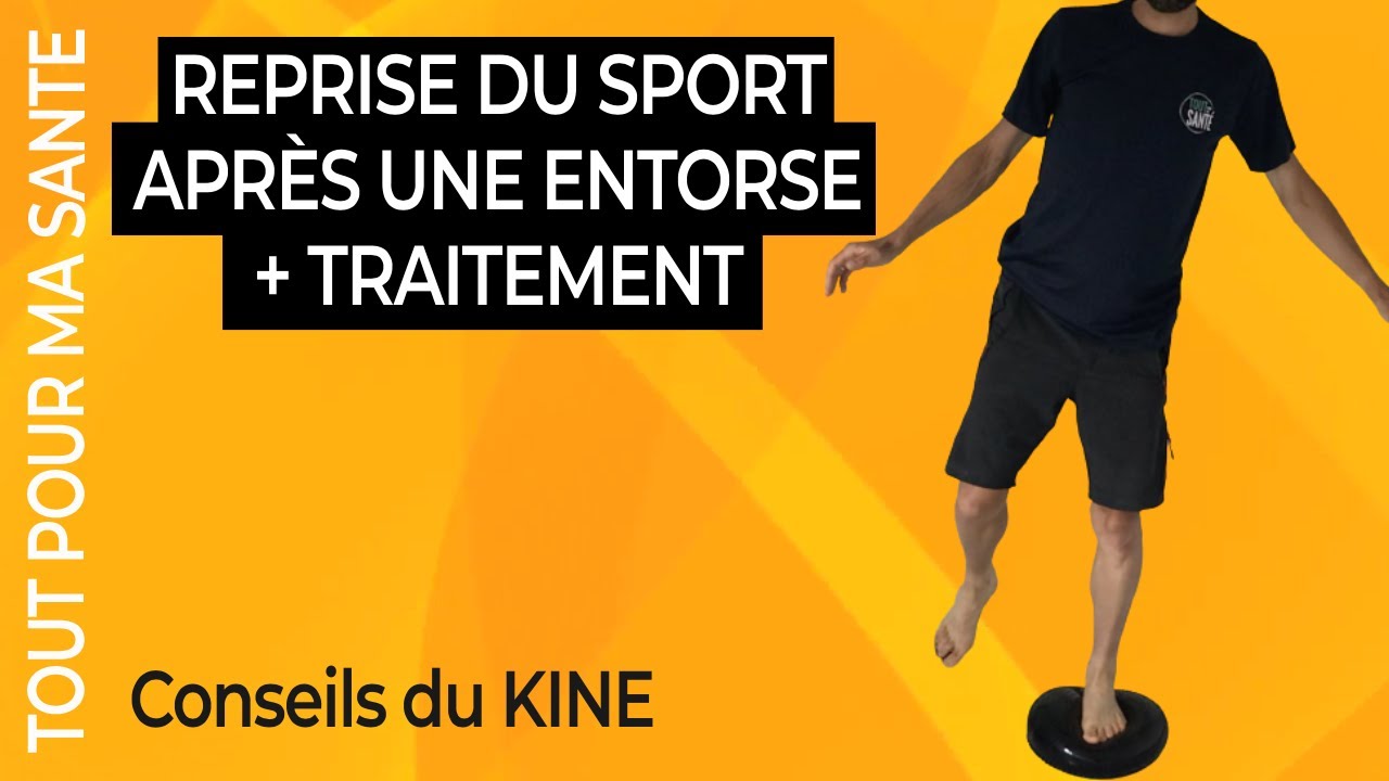 Reprise du sport et de la course après une entorse de la cheville