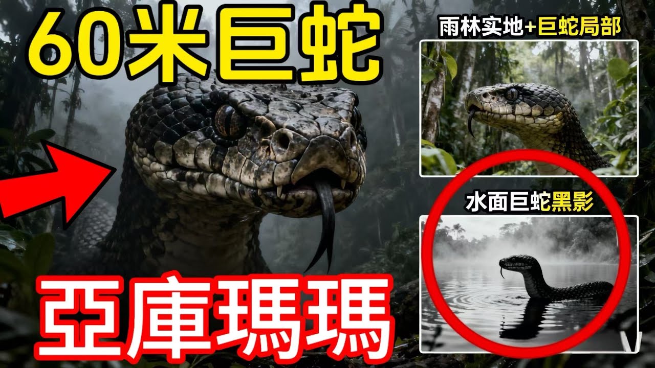 30 厘米青銅巨鱗！隊友被 60 米巨蛇生吞！亞馬遜沸騰之河藏著史前巨獸？2011 年實拍黑影曝光！