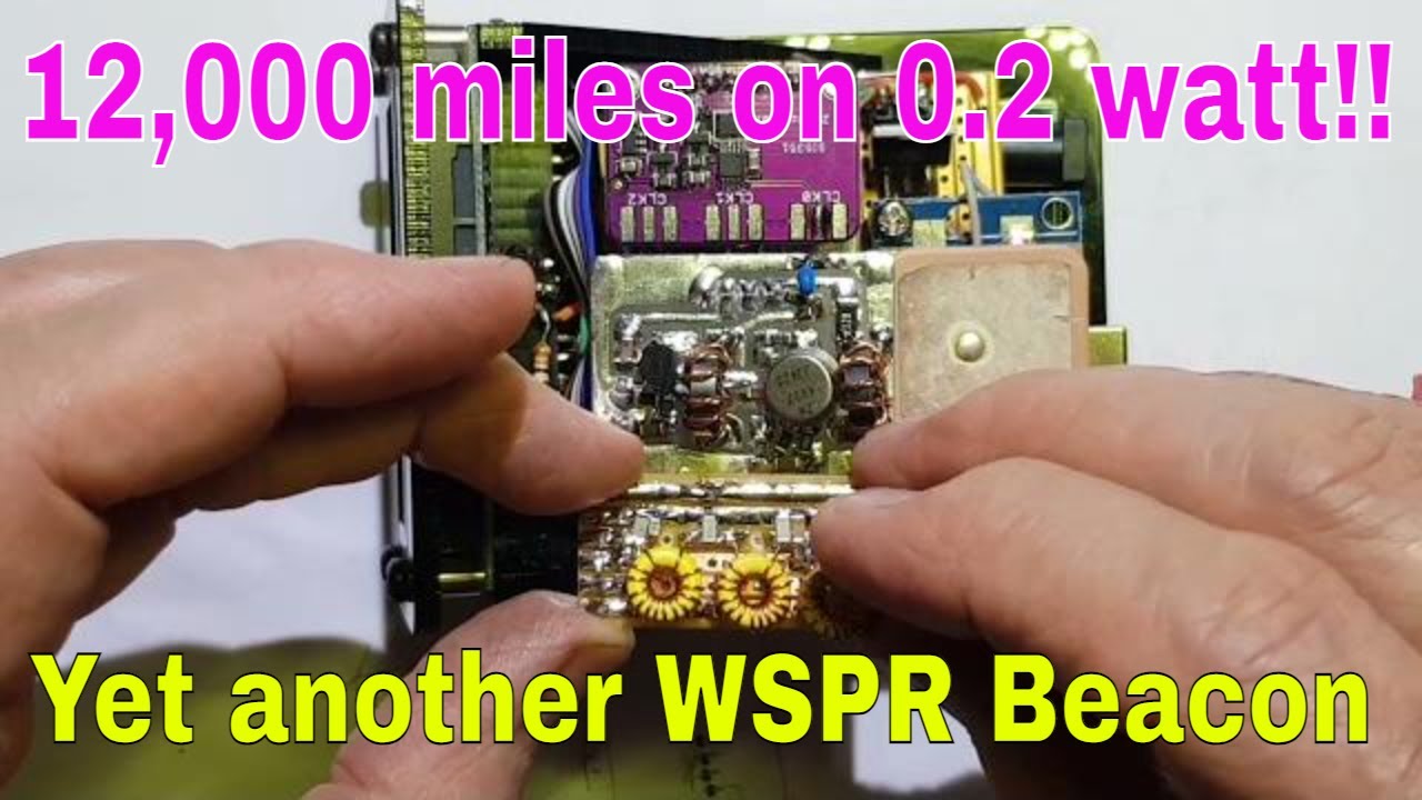 12,000 miles on 0.2 watt!! Yet another WSPR beacon