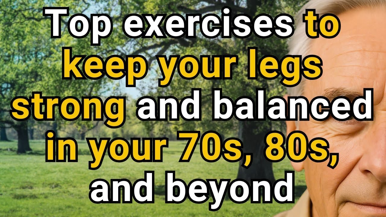 Top Exercises to Keep Your Legs Strong and Balanced in Your 70s, 80s, and Beyond | Senior Wellness