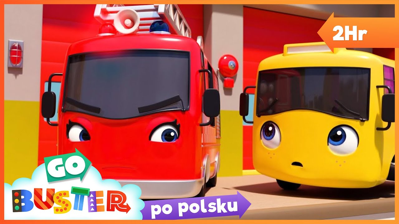 Buster i W&oacute;z Strażacki | Autobus Buster | Bajki dla dzieci | Go Buster po polsku