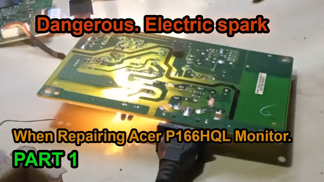 Cara Memperbaiki LCD LED Monitor Acer P166HQL Kerusakan Mati Total, PART 1 - Disassembly LCD Monitor