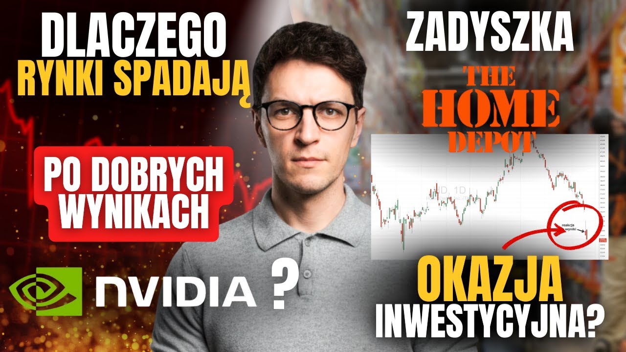 Mimo dobrych wyników Nvidii rynek dalej nerwowy. Czy to zapowiedź większych spadków? 