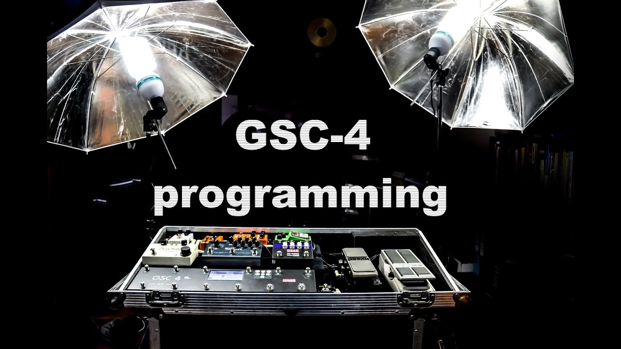 G LAB Guitar System Controller GSC-4 easy programming