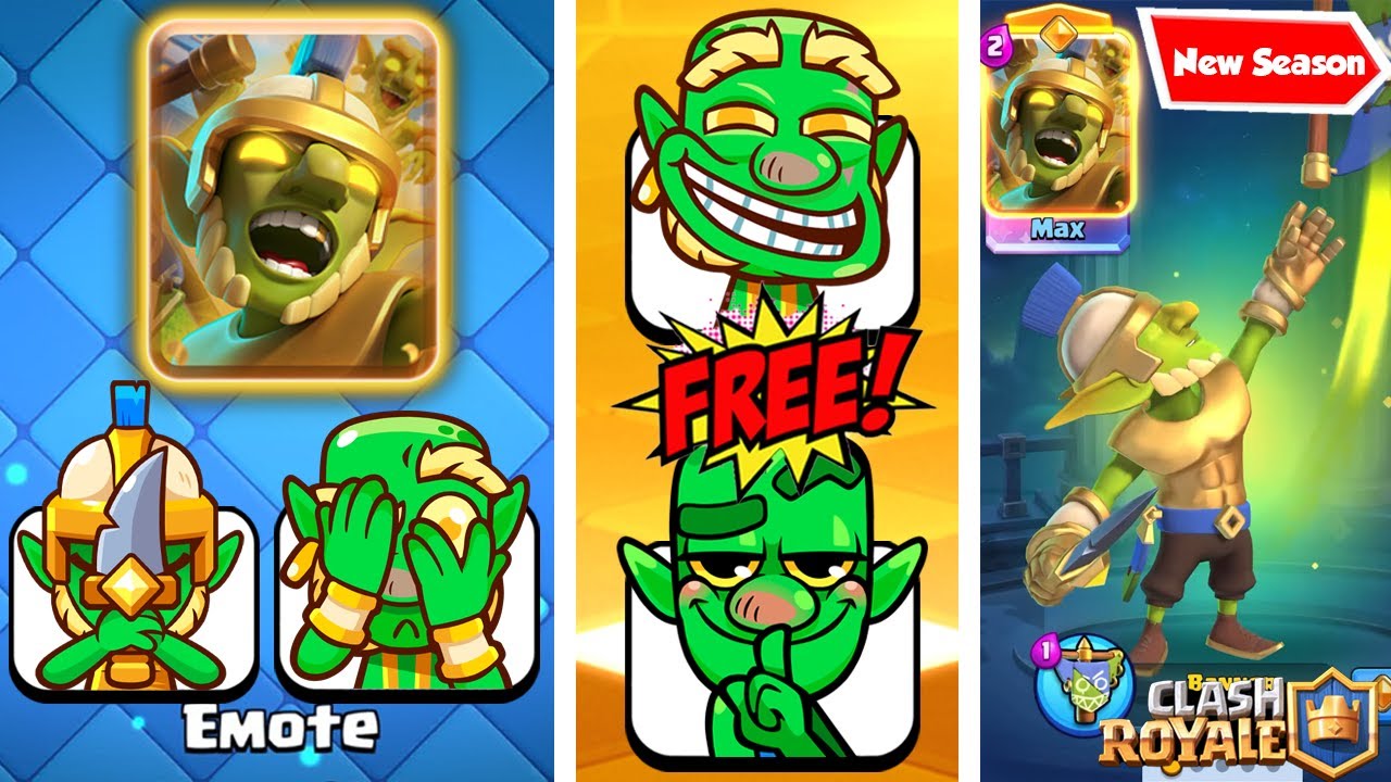 New Secret Free Rewards for EVERYONE to Start New Season in Clash Royale! Free Hero Emote and Chests
