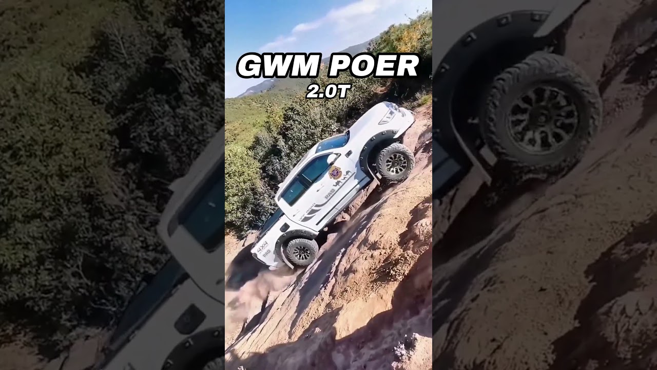 The off-road capabilities of the Chinese pickup truck Great Wall POER  #pickup #pickupoffroad