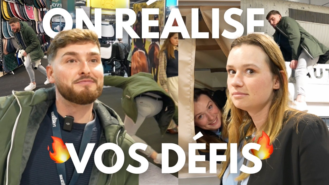 ON RÉALISE VOS DÉFIS AU JUMPING DE BORDEAUX ! 🔥😱