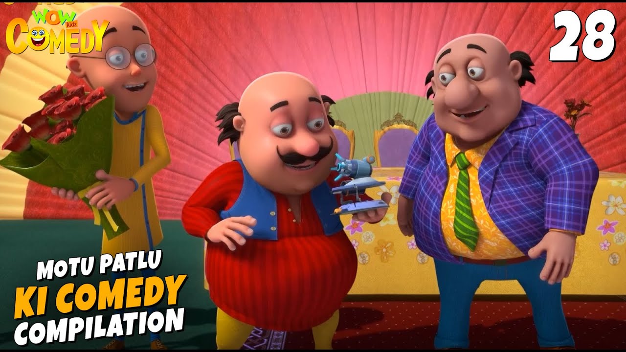 Motu Patlu Ki Comedy | season 14 Compilation | 28 | Cartoons for Kids | Wow Kidz Comedy