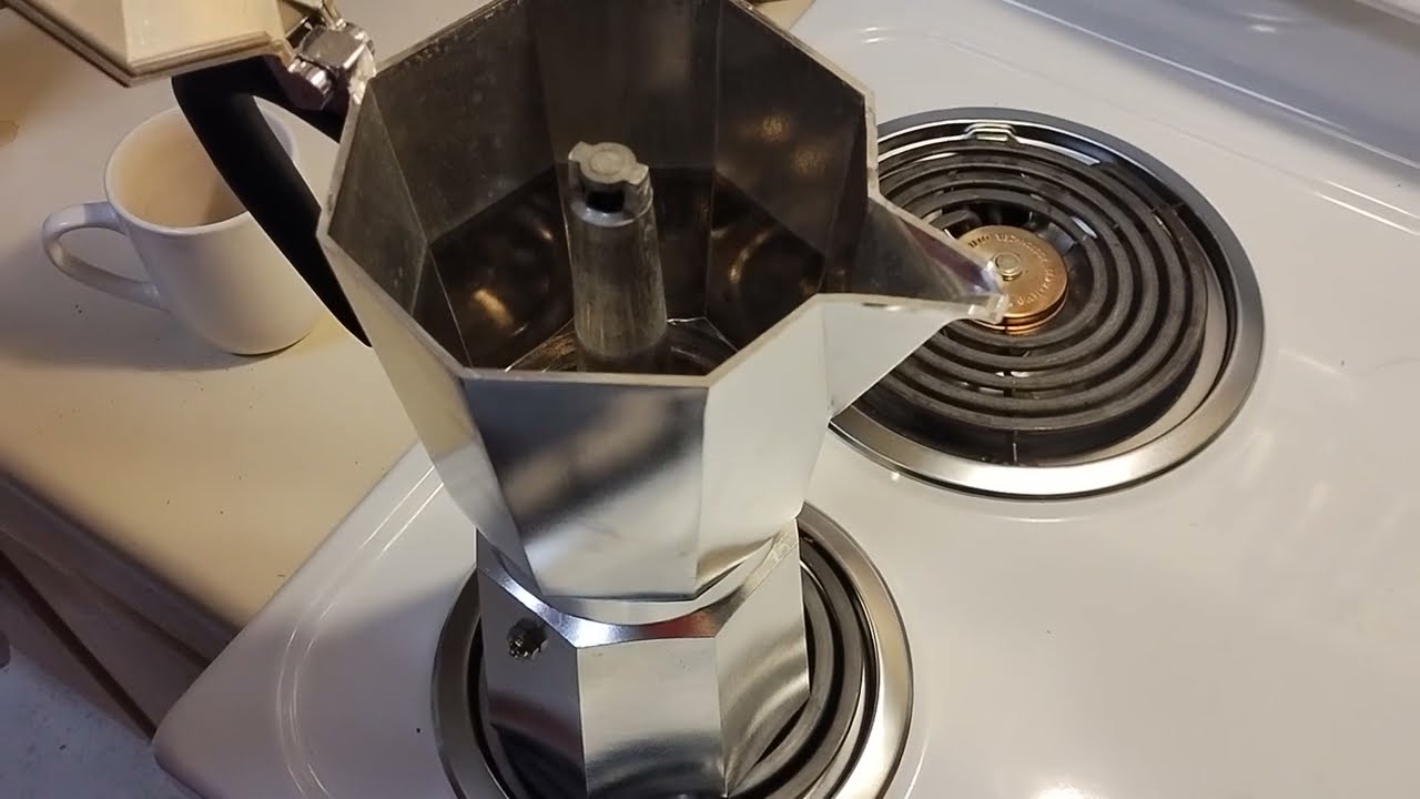WAIT FOR IT!...Making Coffee With Bialetti Moka Pot Express 18-Cup Expresso Maker!