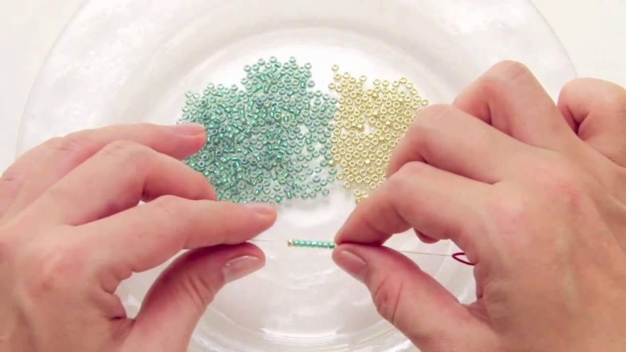 ビーズの縁飾り　ビギナー編　フランボワーズ the Beaded Edge.mov