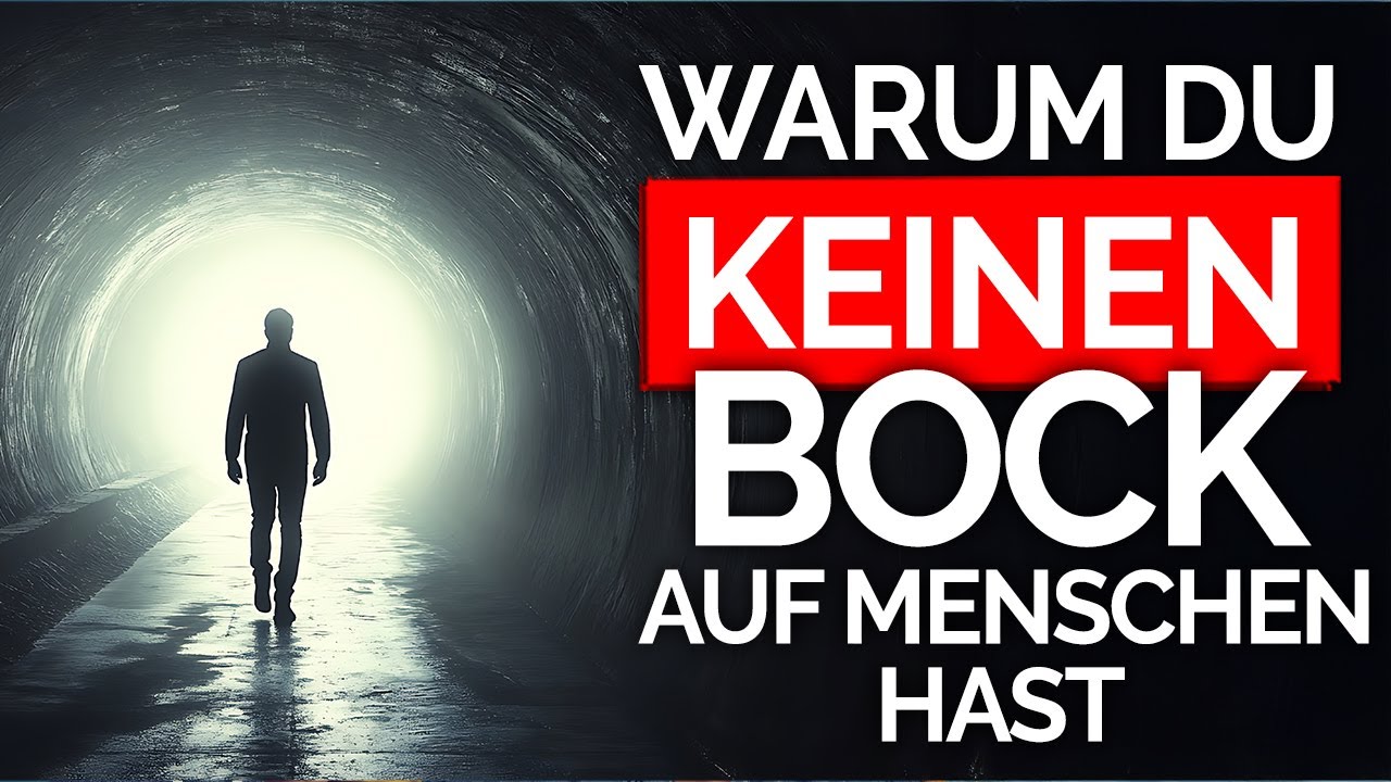 Wer Menschen meidet, lebt besser, weil …