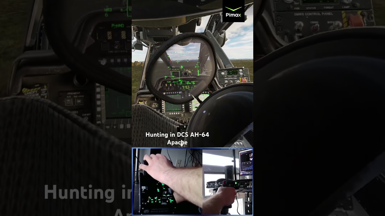DCS AH-64 Apache multicrew Tor hellfire kill 