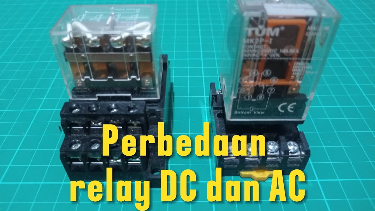 Perbedaan Relay Dc dan Ac