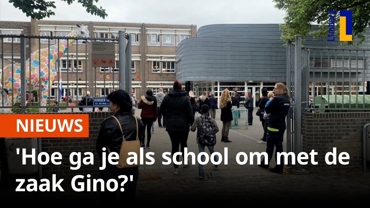 Verdriet bij school van Gino in Maastricht