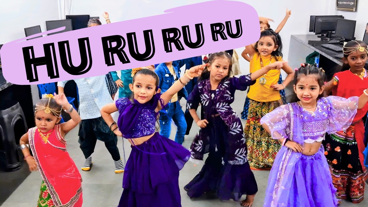Hu Ru Ru Full Dance Video 🙏 | जागो जागो किशन कन्हैया | Viral Kids Krishna Bhajan